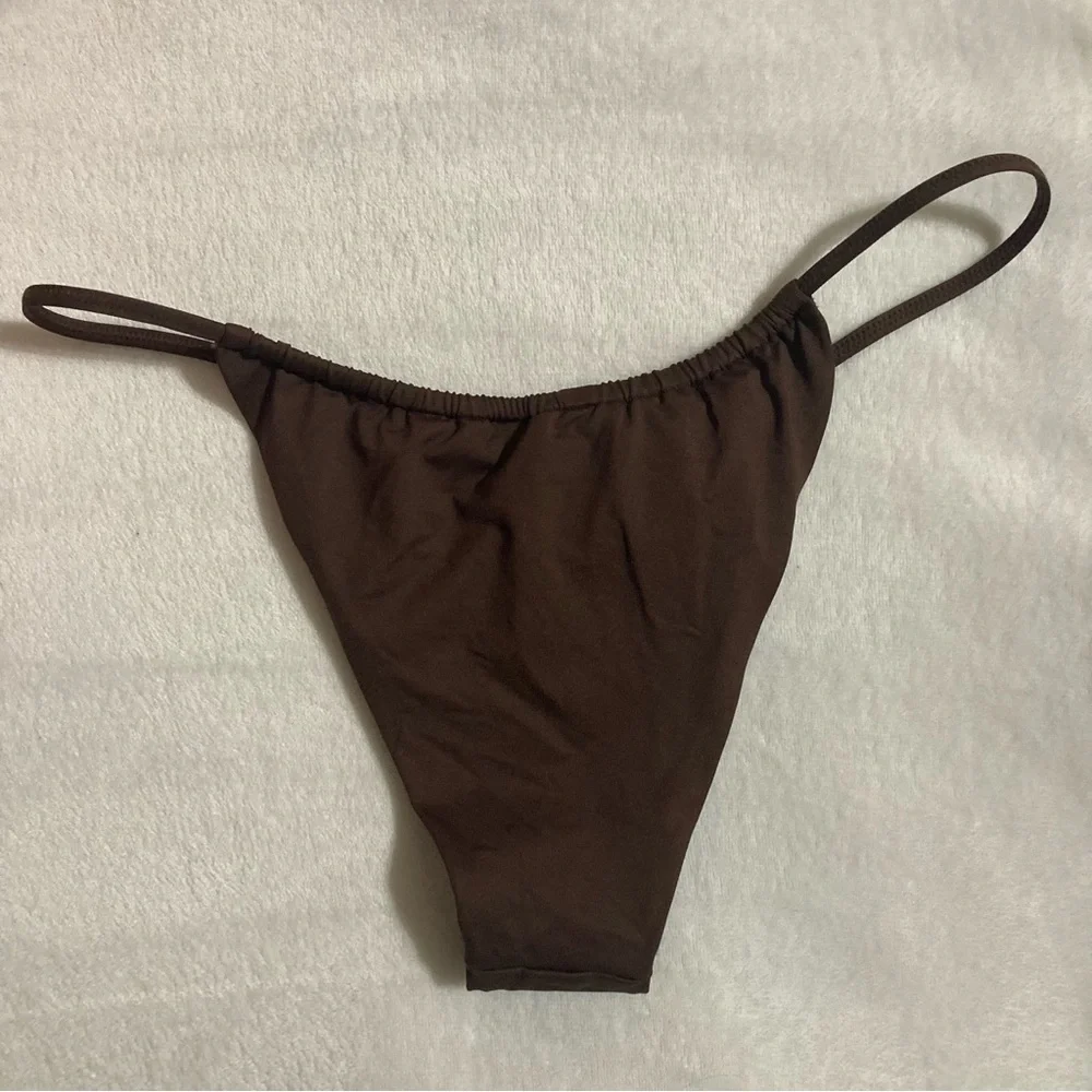 SKIMS Recycled Swim String Bikini Bottom L